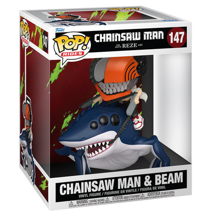 Chainsaw Man - The Movie: Reze Arc Chainsaw Man & Beam Deluxe Funko Pop! Ride #147 - Image 2