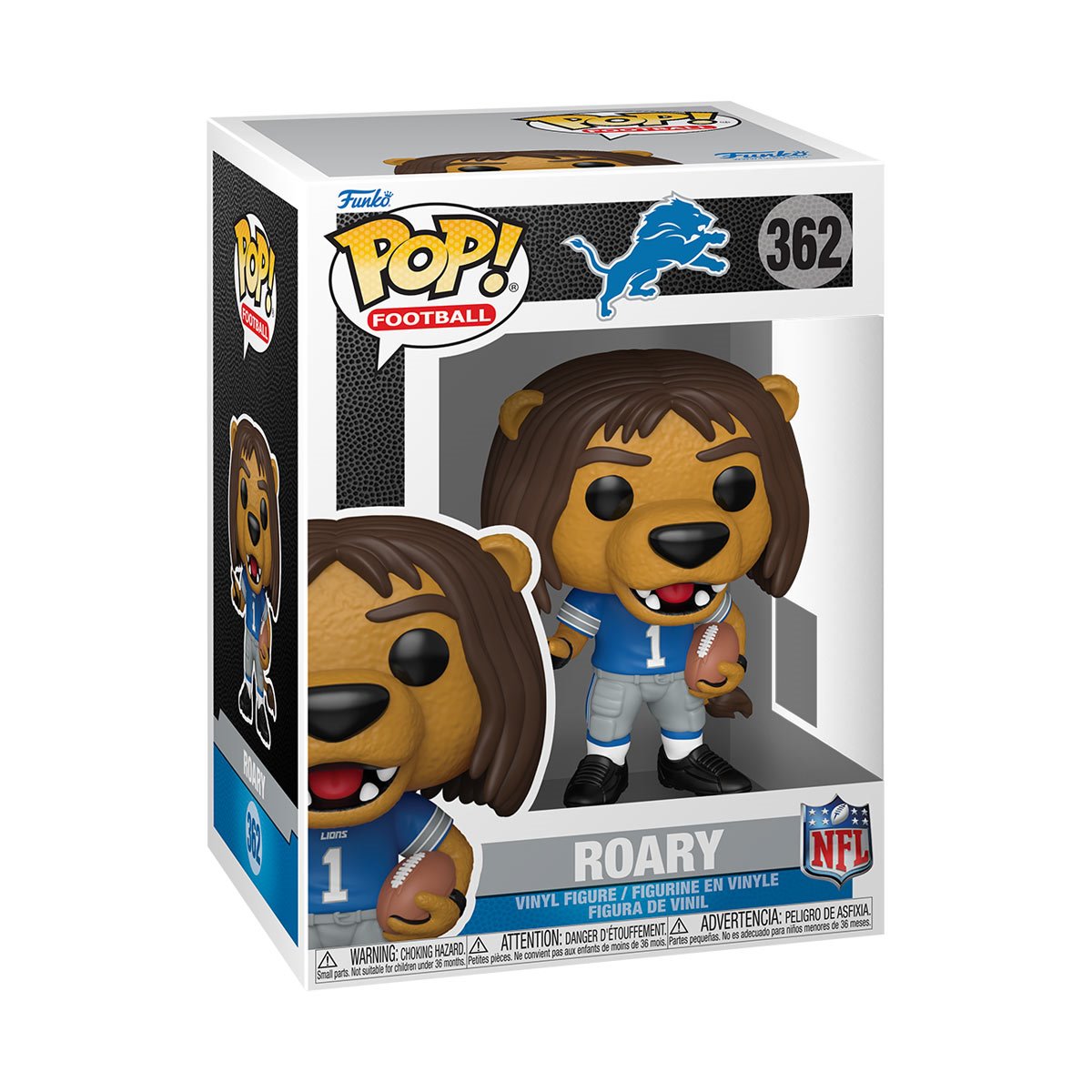 NFL Mascots Lions Roary Funko Pop! Vinyl Figure #362 - Image 3