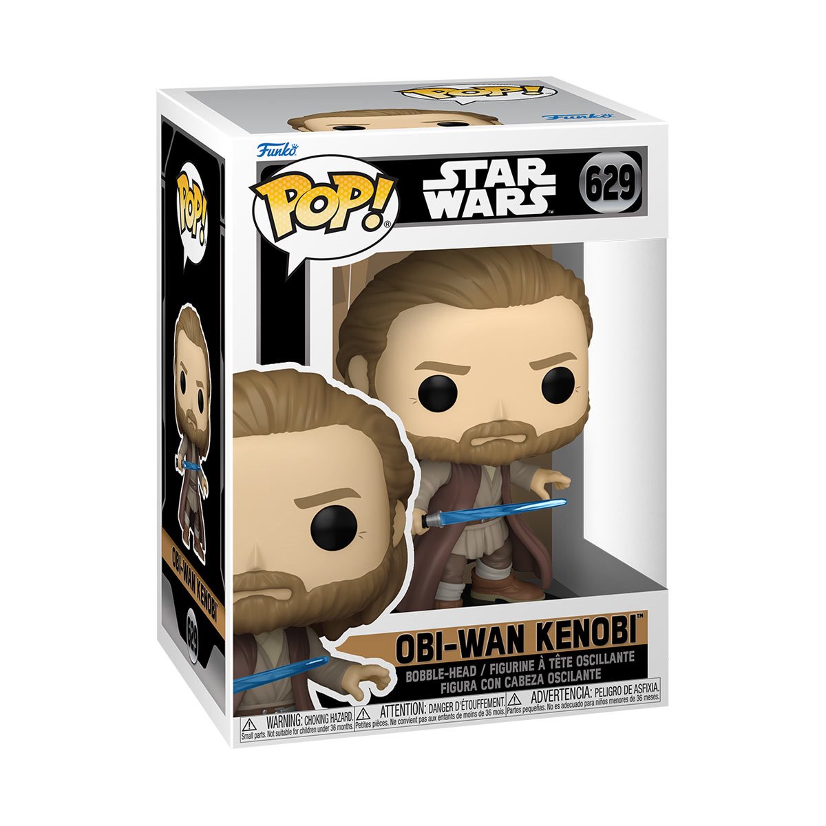 Star Wars: Obi-Wan Kenobi (Battle Pose) Funko Pop! Vinyl Figure #629 - Image 2
