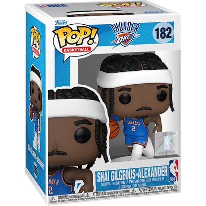 NBA Thunder Shai Gilgeous-Alexander Funko Pop! Vinyl Figure #182 - Image 2