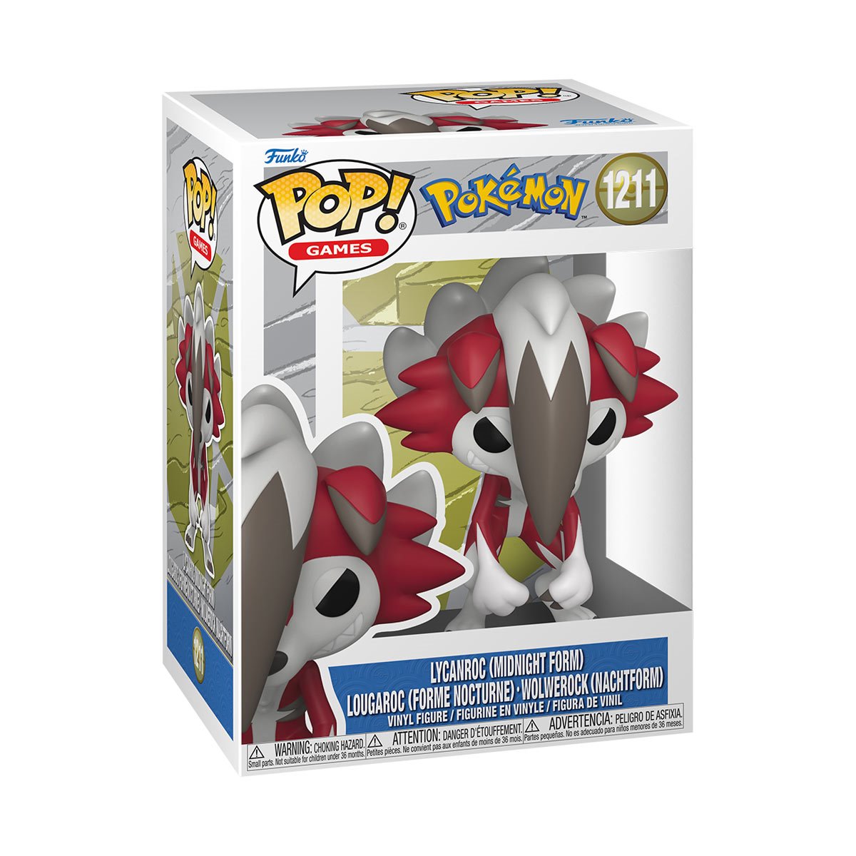 Pokemon Lycanroc (Midnight Form) Funko Pop! Vinyl Figure #1211 - Image 3