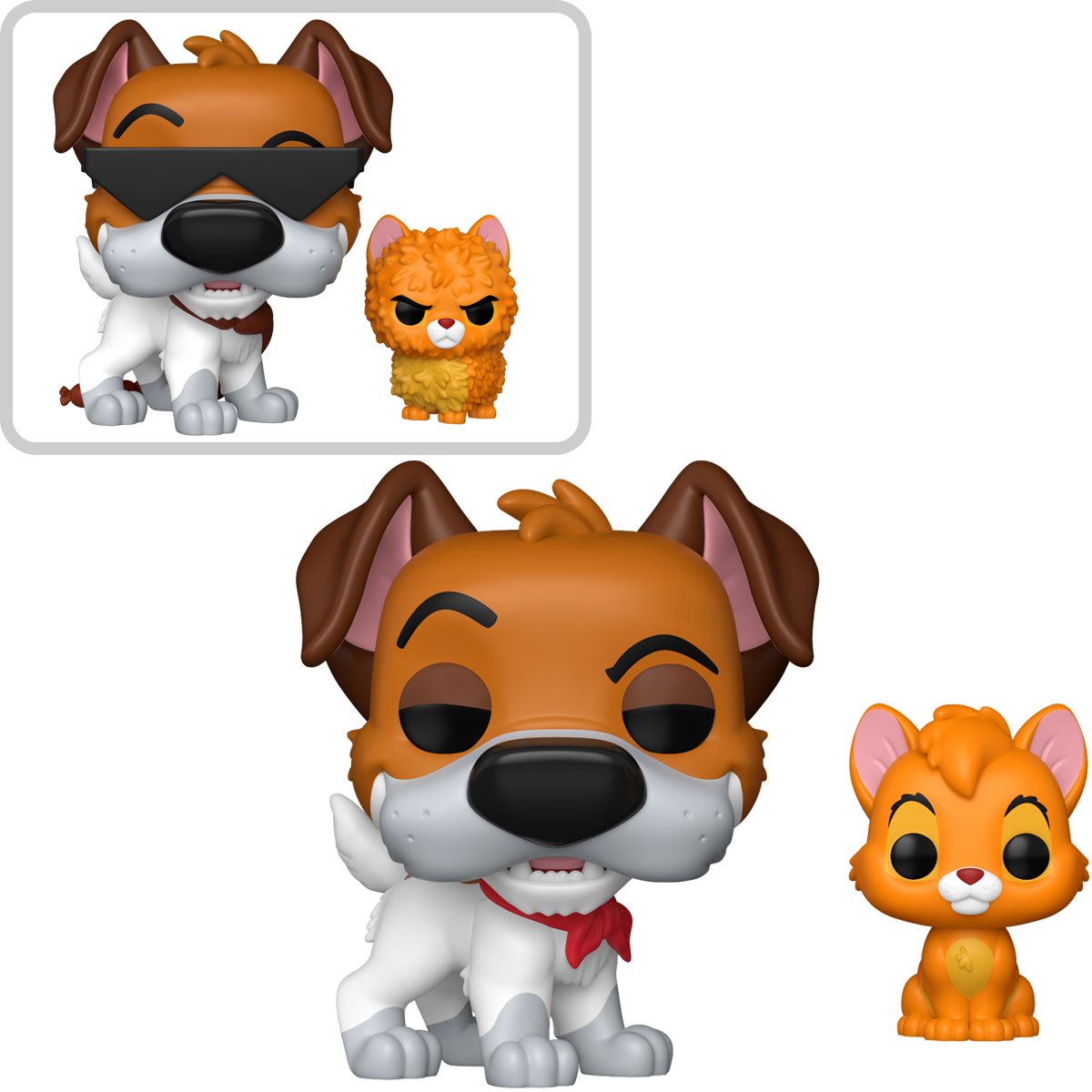 Oliver and Company Dodger with Oliver Funko Pop! Vinyl Figure and Buddy #1705