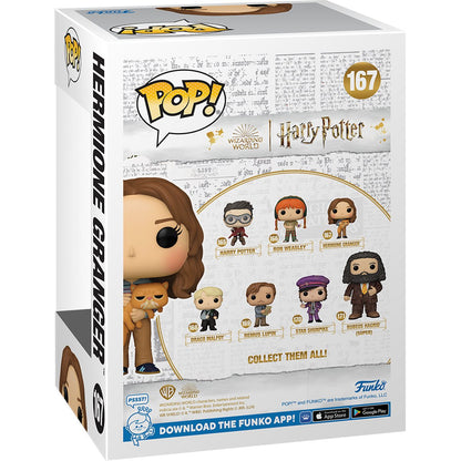 Harry Potter and the Prisoner of Azkaban Hermione Granger with Crookshanks Funko Pop! Vinyl Figure #167 and Buddy - Image 3