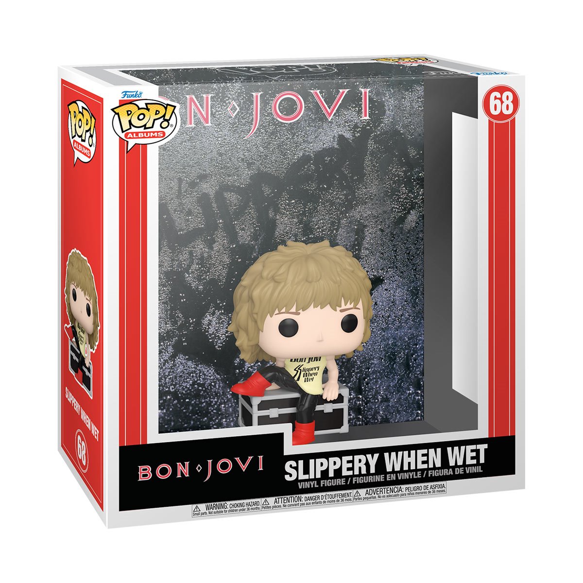 Bon Jovi Slippery When Wet Funko Pop! Album Figure # 68 with Case - Image 2