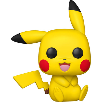 Pokemon Pikachu (Sitting) Jumbo 10-Inch Funko Pop! Vinyl Figure #1268 - Image 2