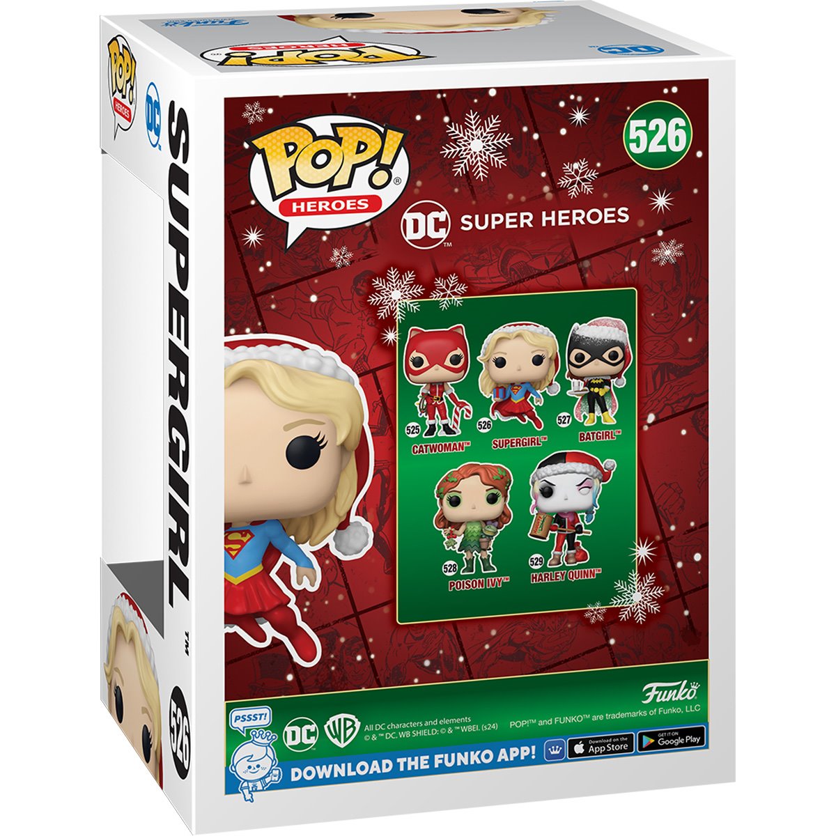 DC Comics Holiday 2024 Supergirl Funko Pop! Vinyl Figure #526 - Image 3