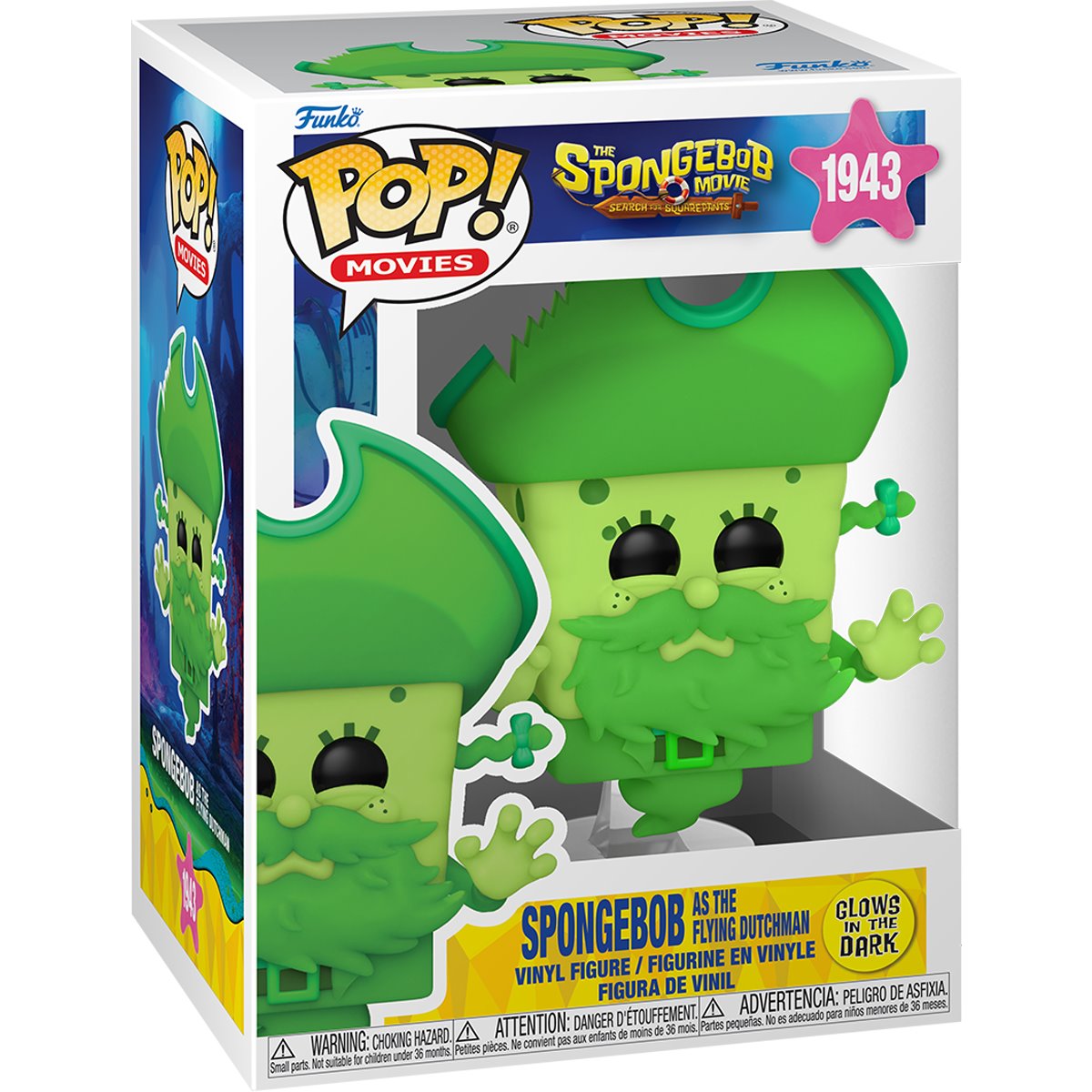 The SpongeBob Movie: Search for SquarePants SpongeBob as the Flying Dutchman Funko Pop! Vinyl Figure #1943 - Image 4