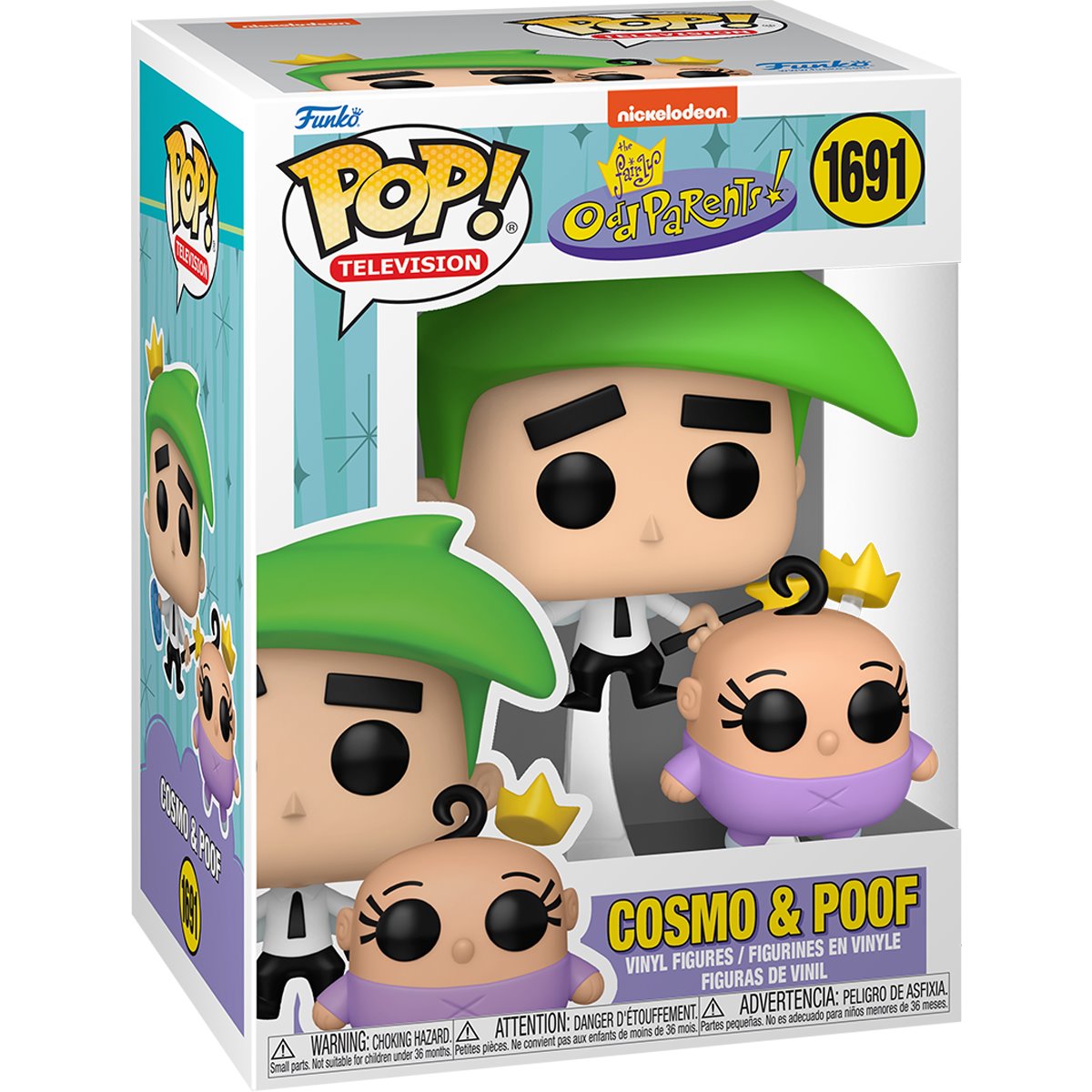 The Fairly OddParents Cosmo & Poof Funko Pop! Vinyl Figure and Buddy #1691 - Image 2