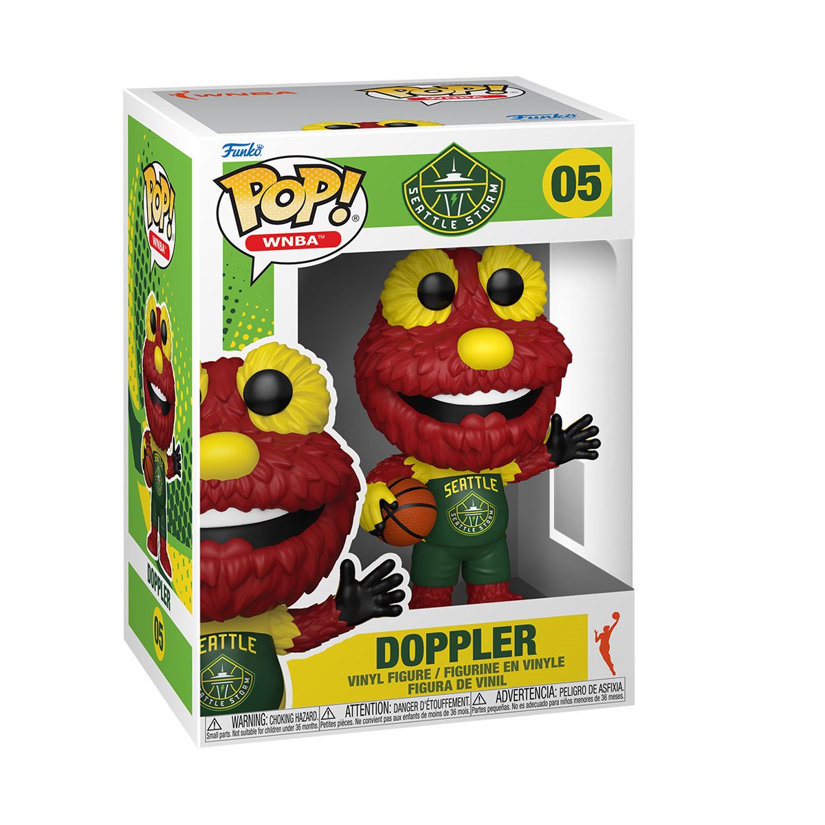 WNBA Seattle Storm Doppler Funko Pop! Vinyl Figure #05 - Image 2
