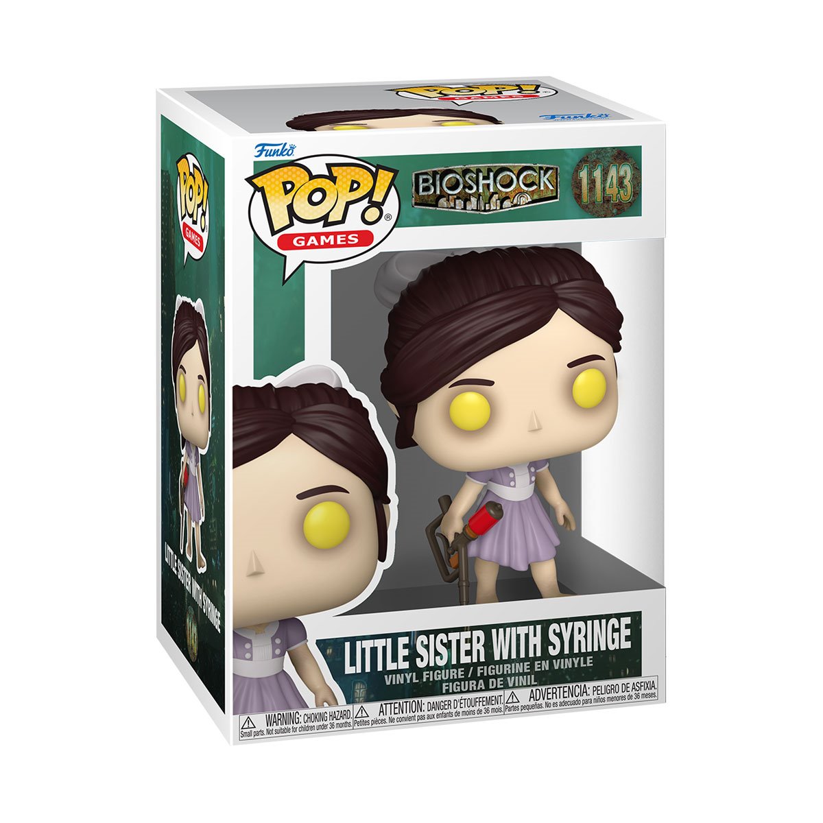 Bioshock Little Sister with Syringe Funko Pop! Vinyl Figure #1143 - Image 2
