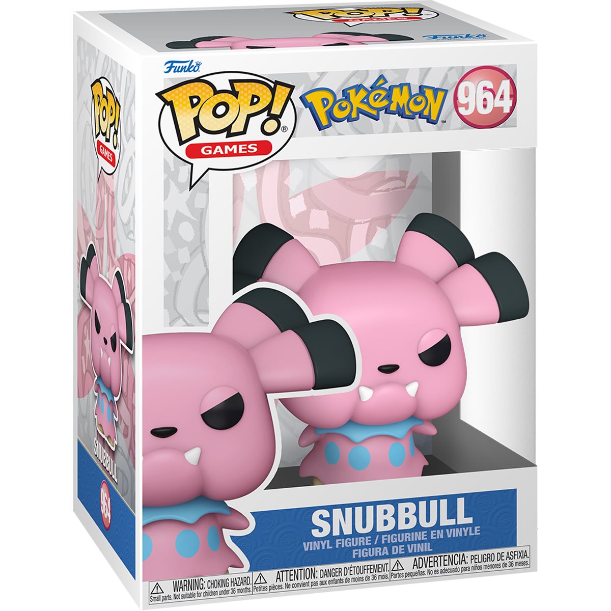 Pokemon Snubbull Funko Pop! Vinyl Figure #964 - Image 2
