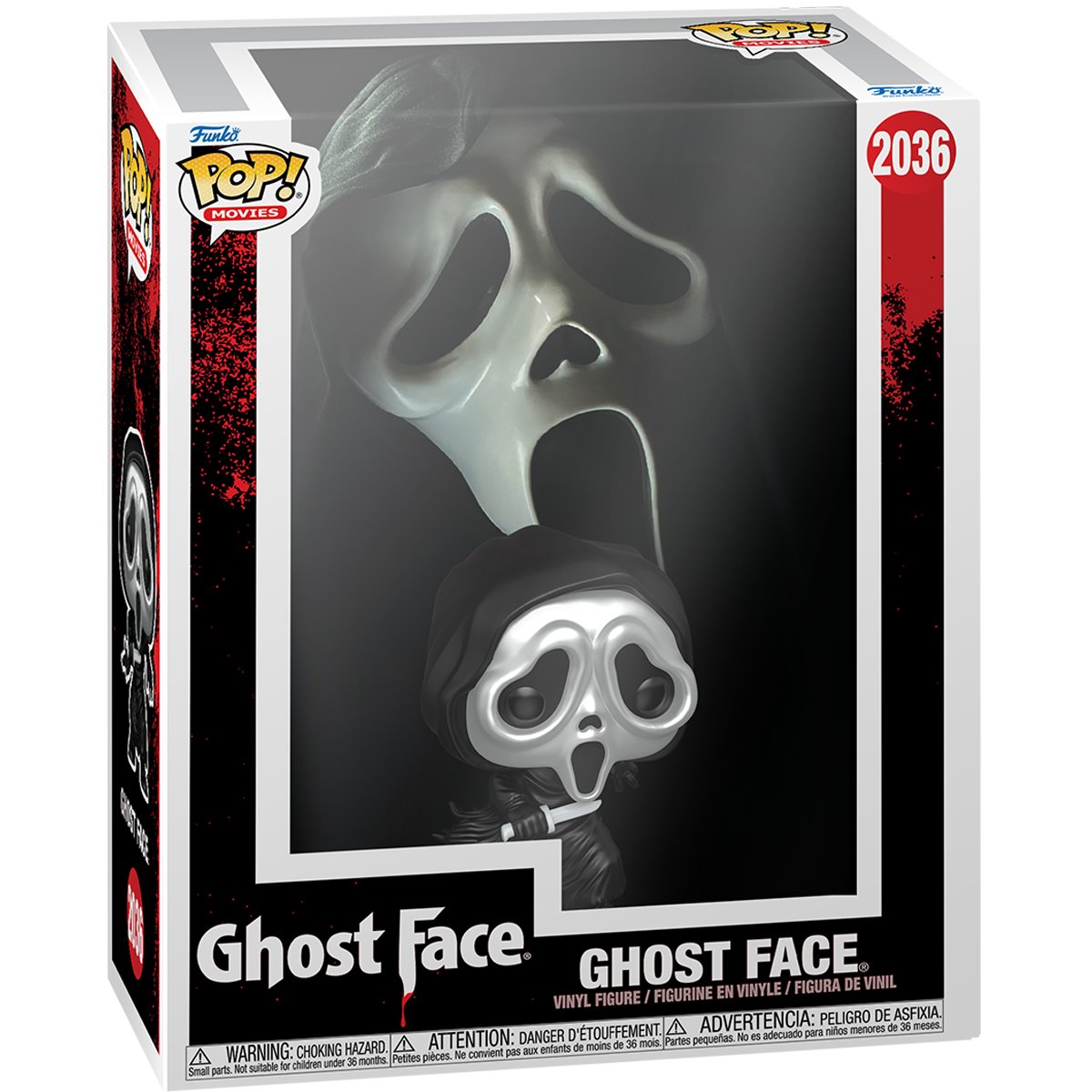 Ghost Face Metallic Funko Pop! VHS Cover Figure with Case #2036 - Image 2
