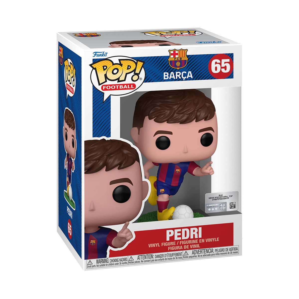 Football Barcelona Pedri Funko Pop! Vinyl Figure #65 - Image 2