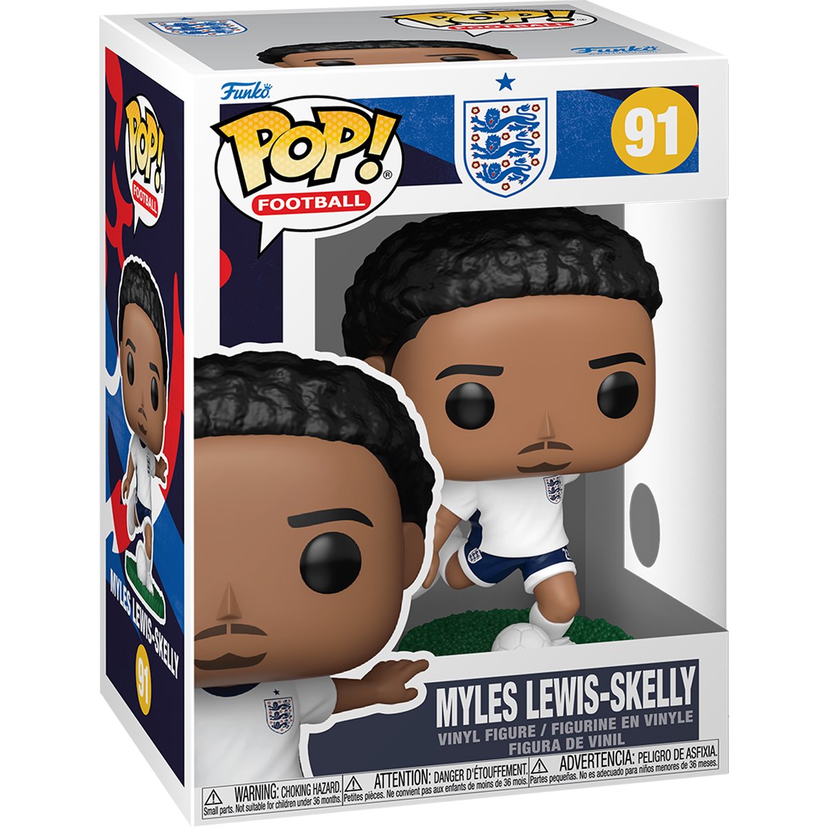 Football World Cup 2026 England Myles Lewis-Skelly Funko Pop! Vinyl Figure #91 - Image 2