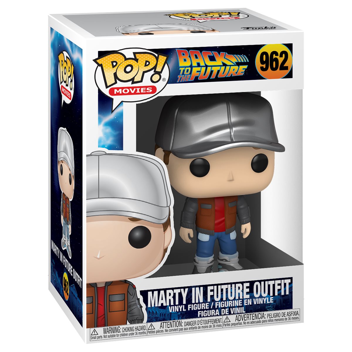 Back to the Future Marty in Future Outfit Funko Pop! Vinyl Figure #962 - Image 2