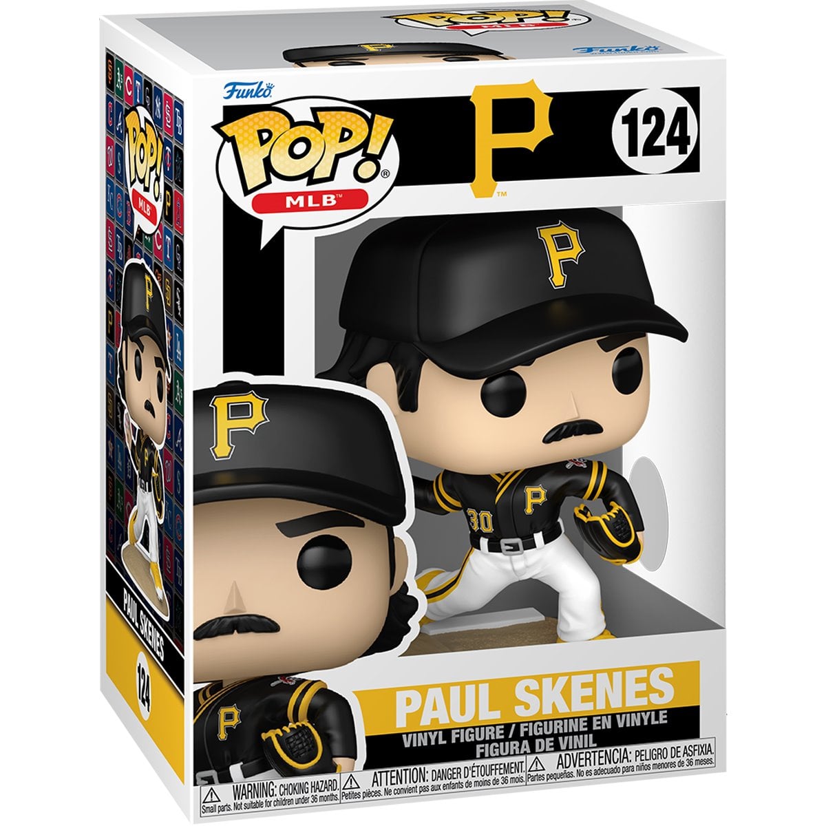 MLB Pirates Paul Skenes Funko Pop! Vinyl Figure #124 - Image 2