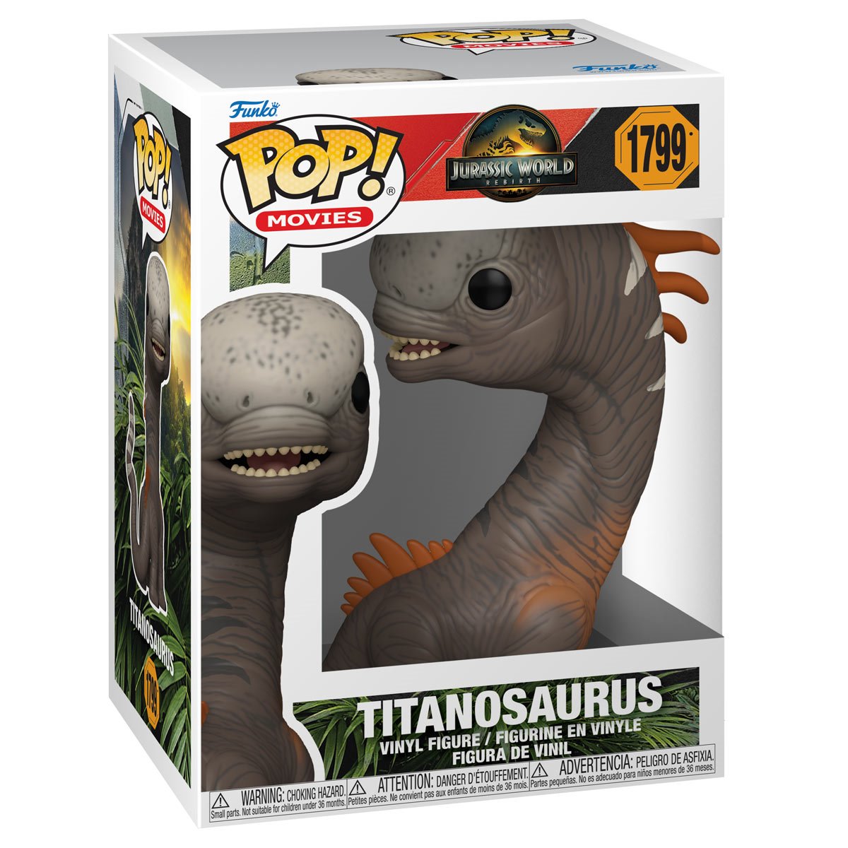Jurassic World Rebirth Titanosaurus Funko Pop! Vinyl Figure #1799 - Image 2
