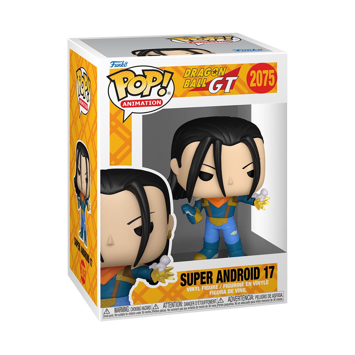 Dragon Ball GT Super Android 17 Funko Pop! Vinyl Figure #2075 - Image 2