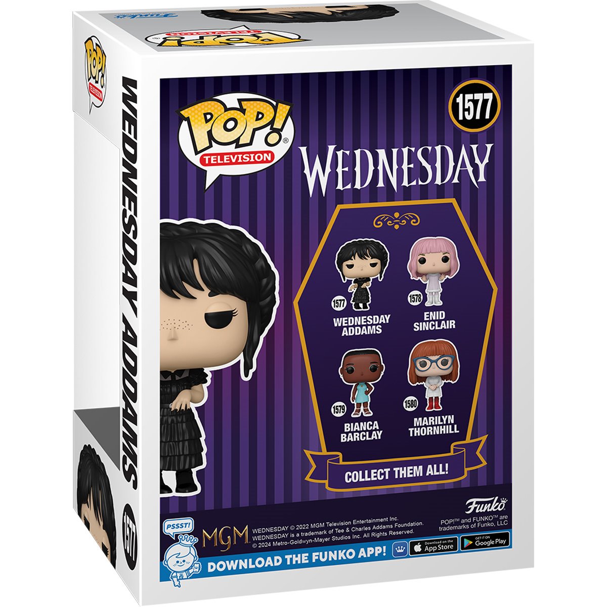 Wednesday Rave'n Dance Wednesday Addams Funko Pop! Vinyl Figure #1577 - Image 3
