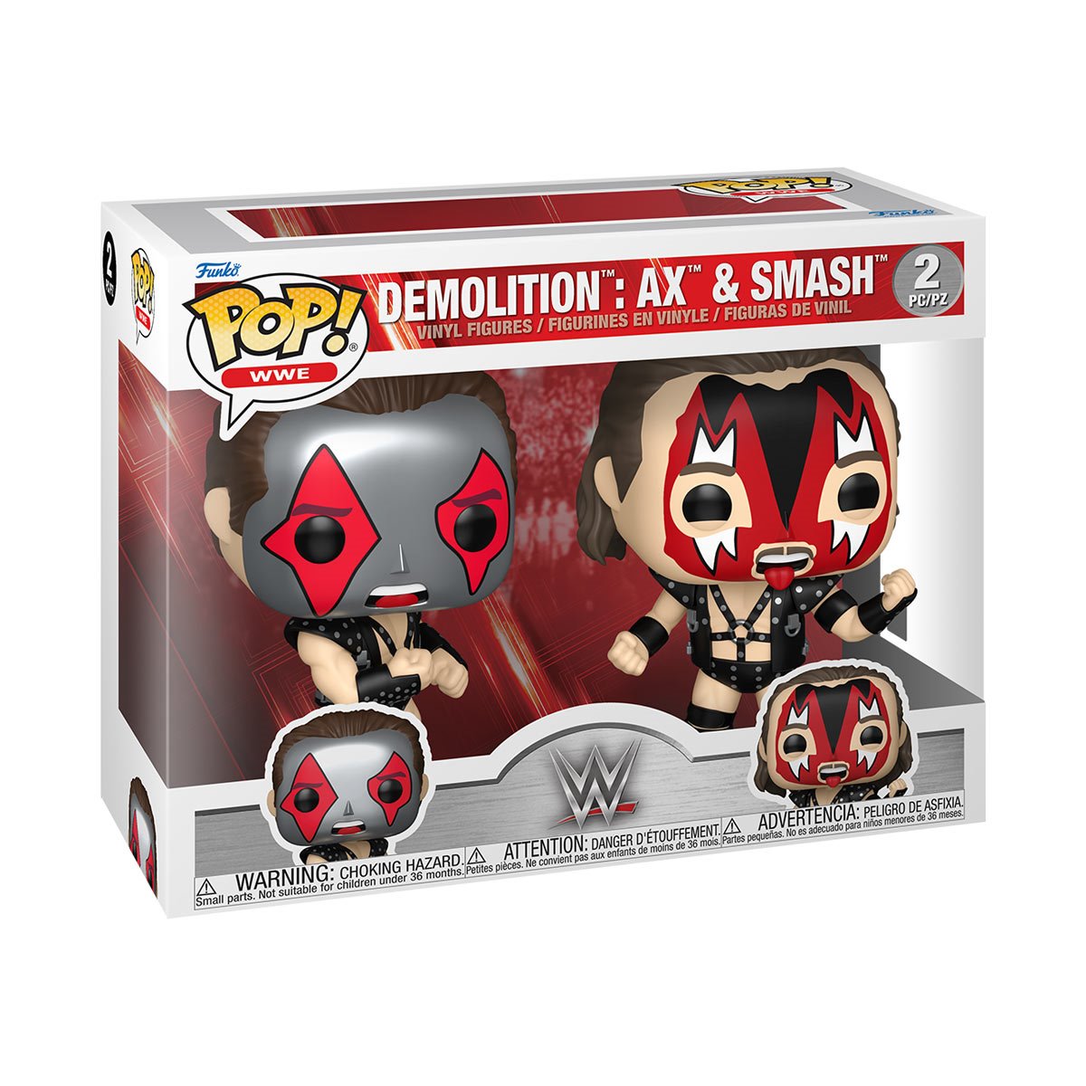 WWE Demolition: Ax & Smash Metallic Funko Pop! Vinyl Figure 2-Pack - Image 2