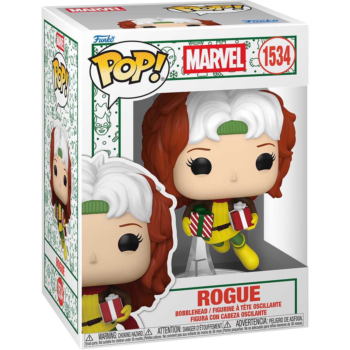 Marvel Holiday Rogue Funko Pop! Vinyl Figure #1534 - Image 2