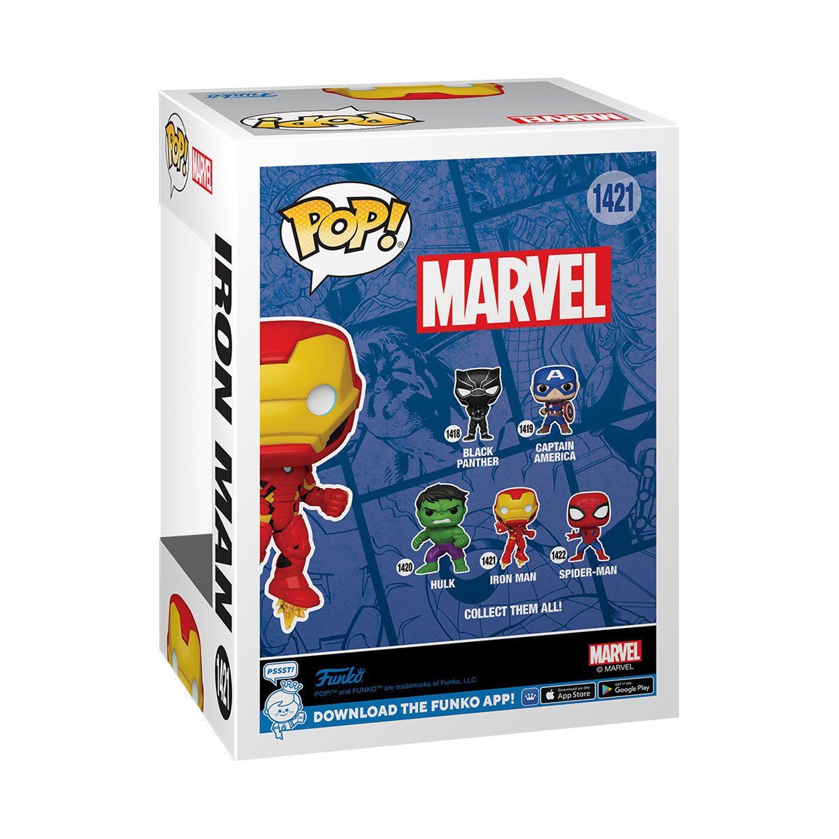 Marvel New Classics Iron Man Funko Pop! Vinyl Figure #1421 - Image 3
