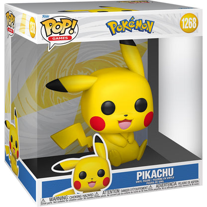 Pokemon Pikachu (Sitting) Jumbo 10-Inch Funko Pop! Vinyl Figure #1268 - Image 3