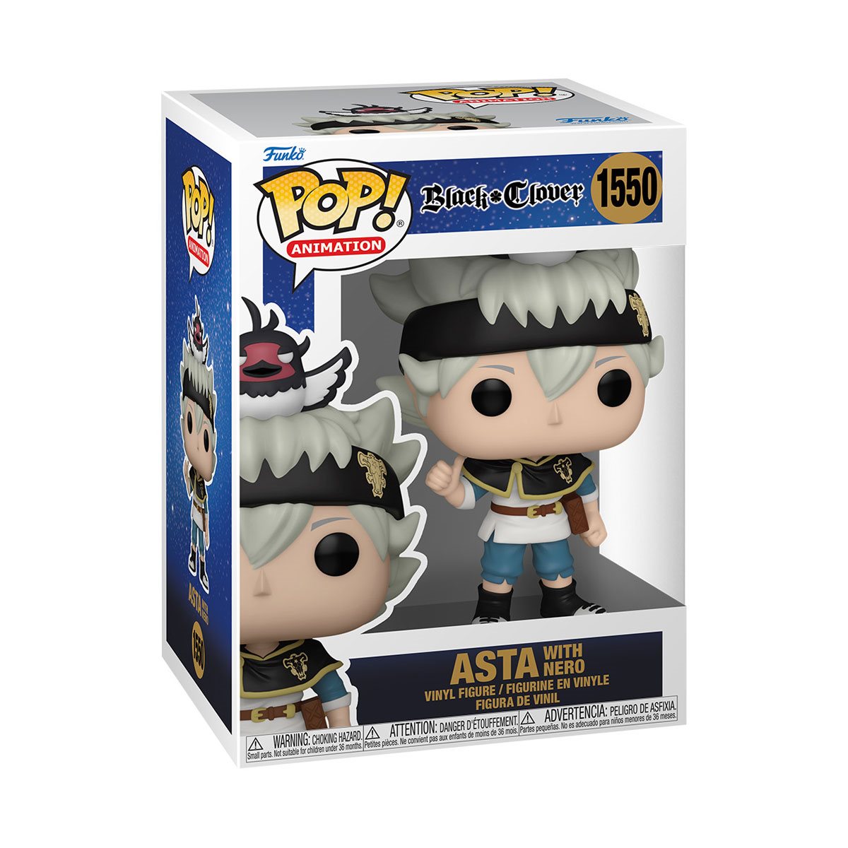 Black Clover Asta with Nero Funko Pop! Vinyl Figure #1550 - Image 3