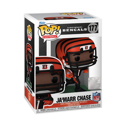 NFL Bengals Ja'Marr Chase Funko Pop! Vinyl Figure #177 - Image 2