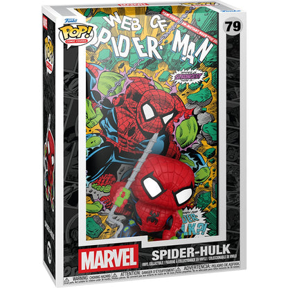 Marvel Web of Spider-Man #70 Spider-Hulk Funko Pop! Comic Cover Figure #79 with Case - Image 2