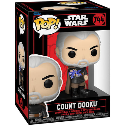 Star Wars Dark Side Count Dooku Funko Pop! Vinyl Figure #744 - Image 2