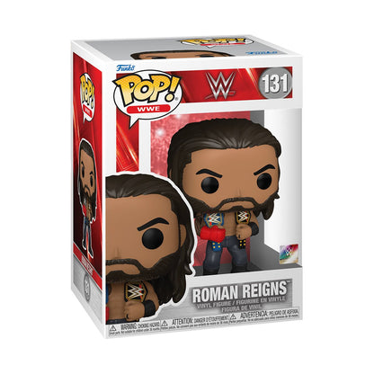 WWE Roman Reigns with Belts Funko Pop! Vinyl Figure #131 - Image 2