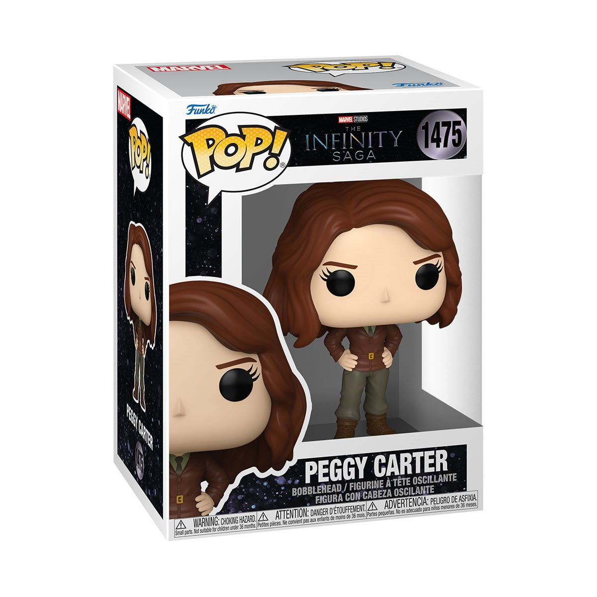 Marvel MCU Archives The Infinity Saga Peggy Carter Funko Pop! Vinyl Figure #1475 - Image 2