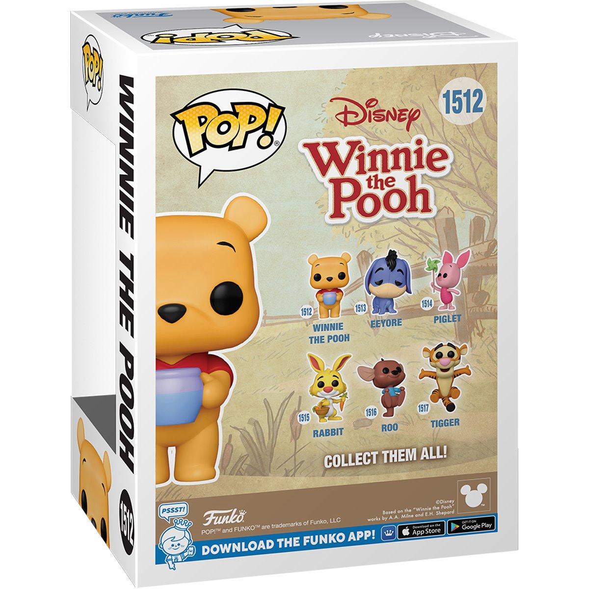 Winnie the Pooh Funko Pop! Vinyl Figure #1512 - Image 3
