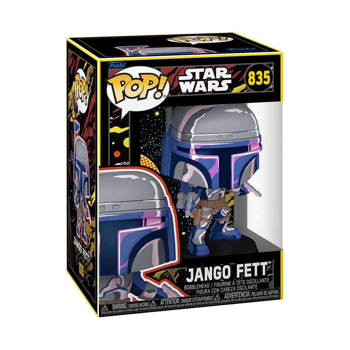 Star Wars May the Fourth Jango Fett (Retro) Funko Pop! Vinyl Figure #835 - Image 2