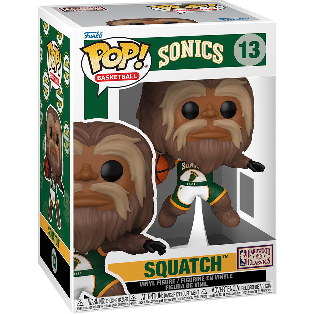 NBA Mascots Sonics Squatch Funko Pop! Vinyl Figure #13 - Image 2