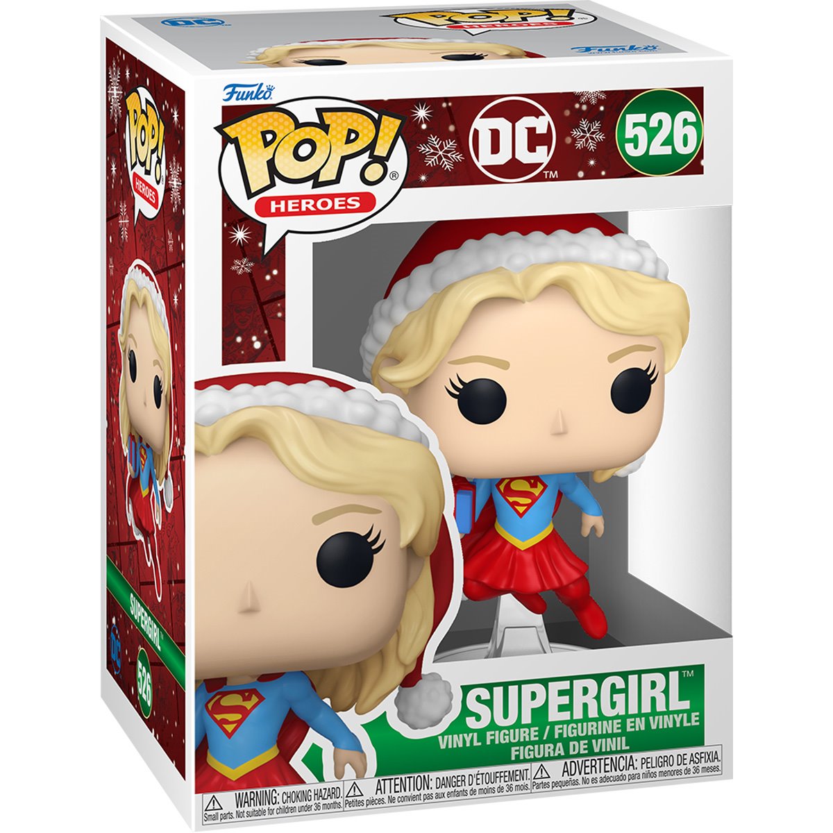 DC Comics Holiday 2024 Supergirl Funko Pop! Vinyl Figure #526 - Image 2