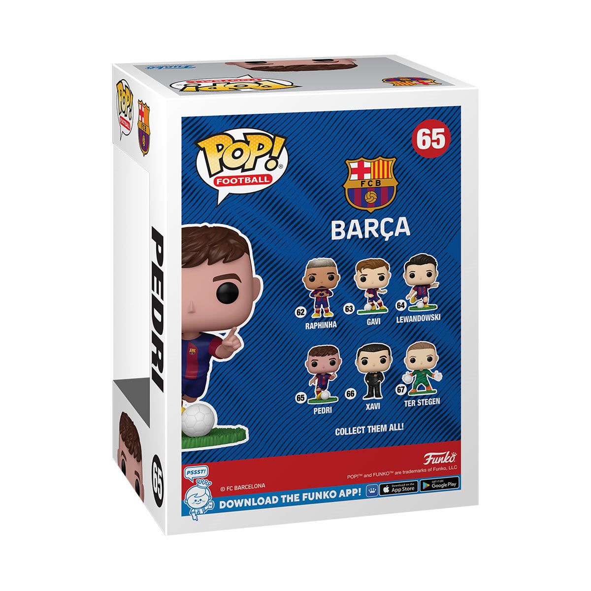 Football Barcelona Pedri Funko Pop! Vinyl Figure #65 - Image 3