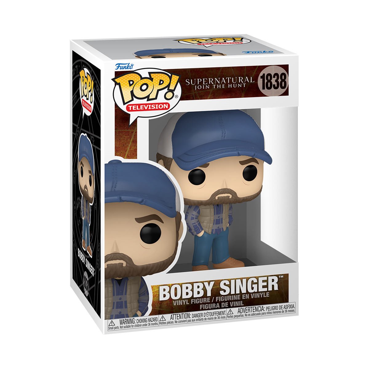 Supernatural Bobby Singer Funko Pop! Vinyl Figure #1838 - Image 2