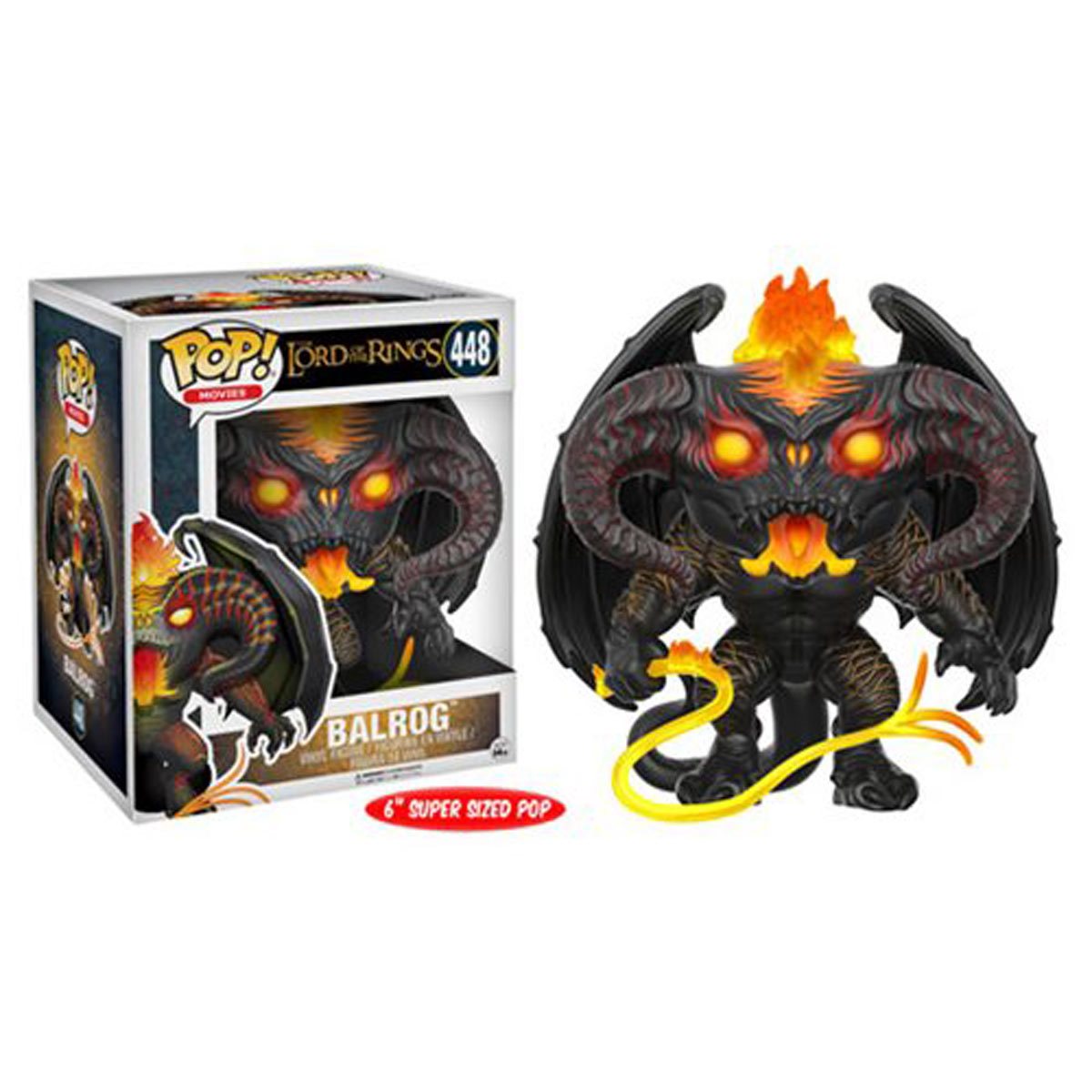 The Lord of the Rings Balrog 6-Inch Funko Pop! Vinyl Figure #448 - Image 2