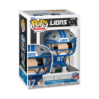NFL Lions Aidan Hutchinson (Home) Funko Pop! Vinyl Figure #326 - Image 2