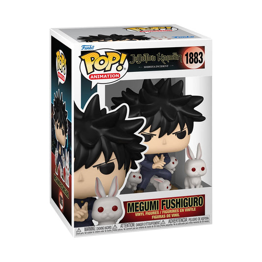 Jujutsu Kaisen Megumi Fushiguro with Rabbits Funko Pop! Vinyl Figure and Buddy #1883 - Image 2
