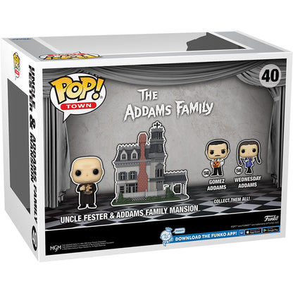 The Addams Family Uncle Fester & Addams Family Mansion Pop! Town #40 - Image 3