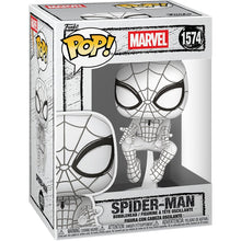 Marvel Sketched Spider-Man Funko Pop! Vinyl Figure #1574 - Image 2