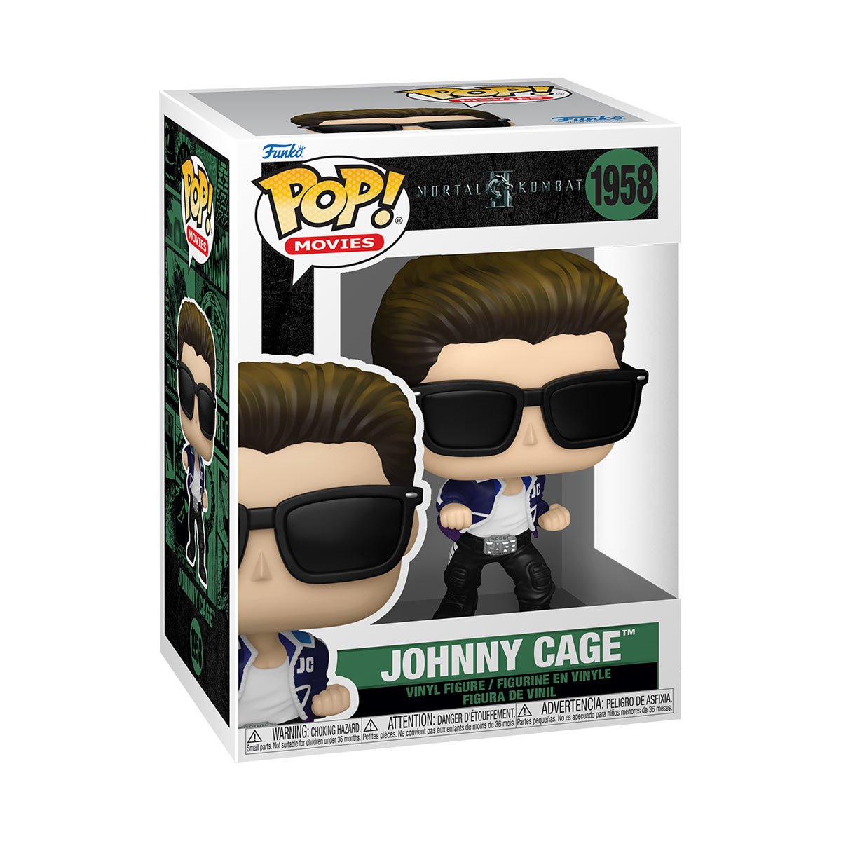 Mortal Kombat II Johnny Cage Funko Pop! Vinyl Figure #1958 - Image 2