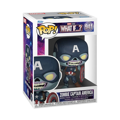 What If Zombie Captain America Funko Pop! Vinyl Figure #941 - Image 2