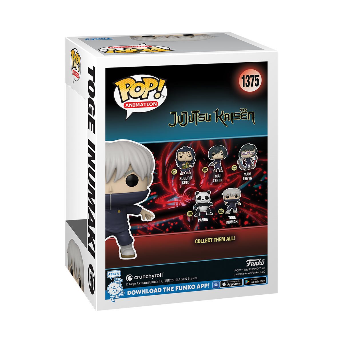 Jujutsu Kaisen Toge Inumaki Funko Pop! Vinyl Figure #1375 - Image 4