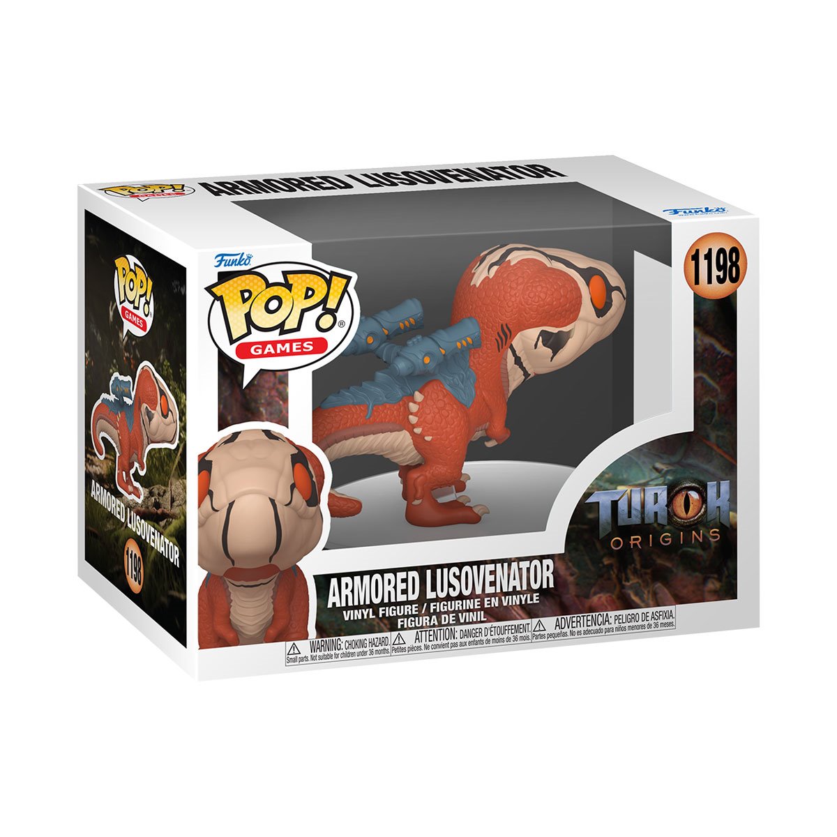 Turok: Origins Armored Lusovenator Funko Pop! Vinyl Figure #1198 - Image 2