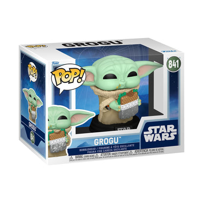 Star Wars: The Mandalorian and Grogu Grogu with Food (Wave 2) Funko Pop! Vinyl Figure #841 - Image 2