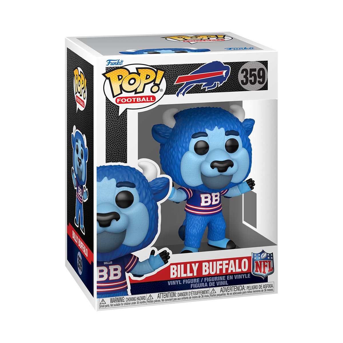 NFL Mascots Bills Billy Buffalo Funko Pop! Vinyl Figure #359 - Image 3